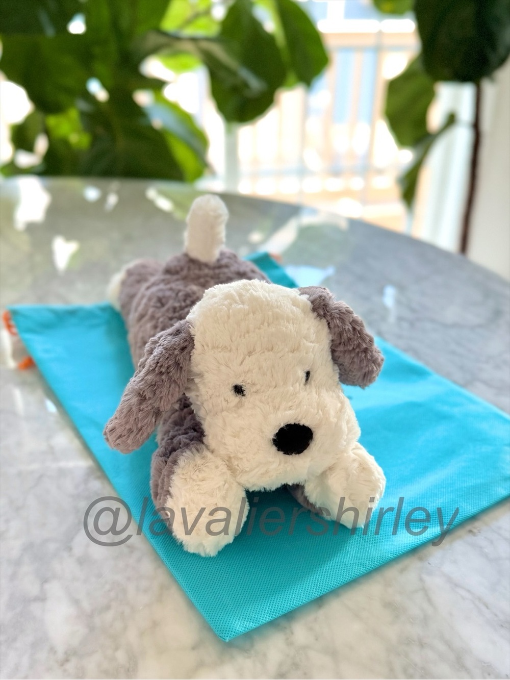 Jellycat Tumblie Sheep Dog NWT Authentic